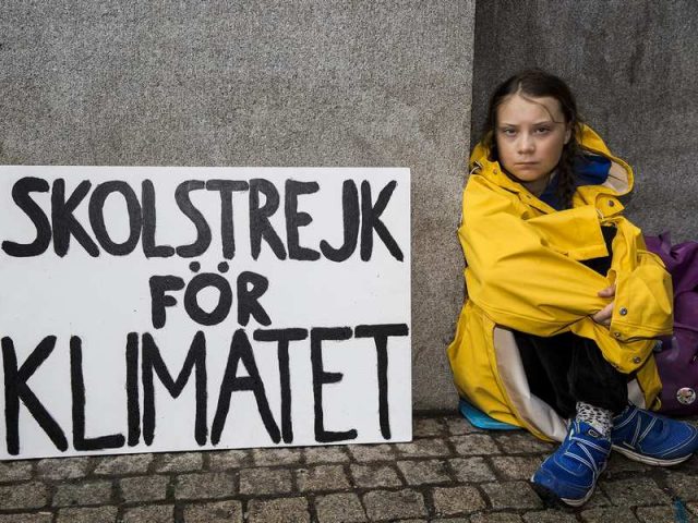 greta-thunberg global climate strike - stop finanziamenti fossili