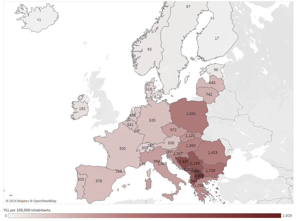 dati mortalità PM2,5